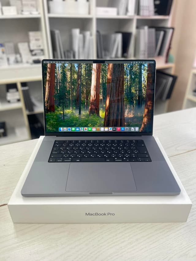 7240. Macbook Pro 2021 xám 16inch chip M1Pro/16/1Tb pin94% pk fullbox, giá 13man8